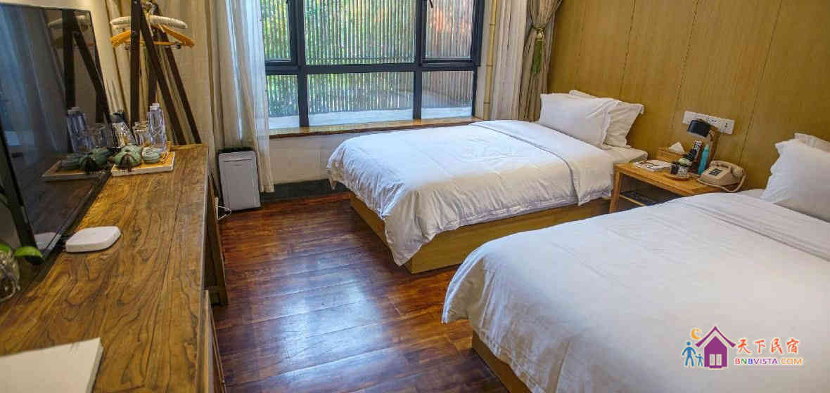 竹影清风双床房