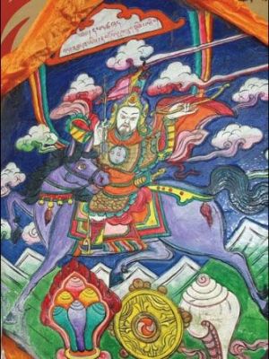  天下民宿 特产 之 藏族格萨尔彩绘石刻 