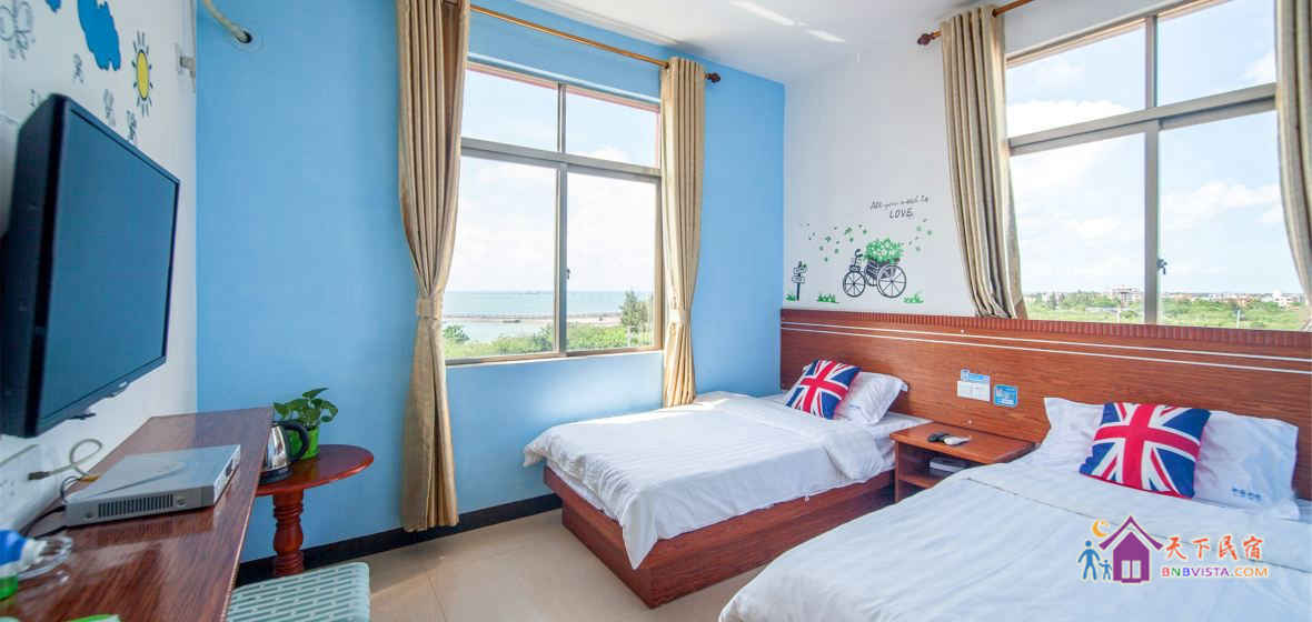 浪漫海景双床房