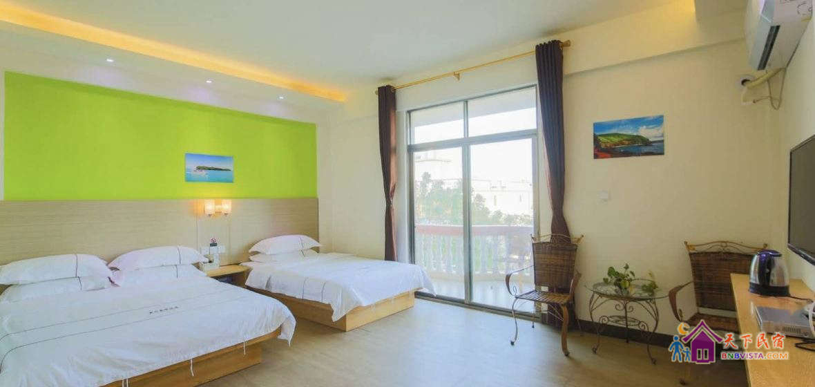 阳台岛景亲子房