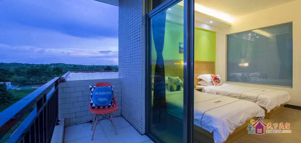 阳台岛景标准间