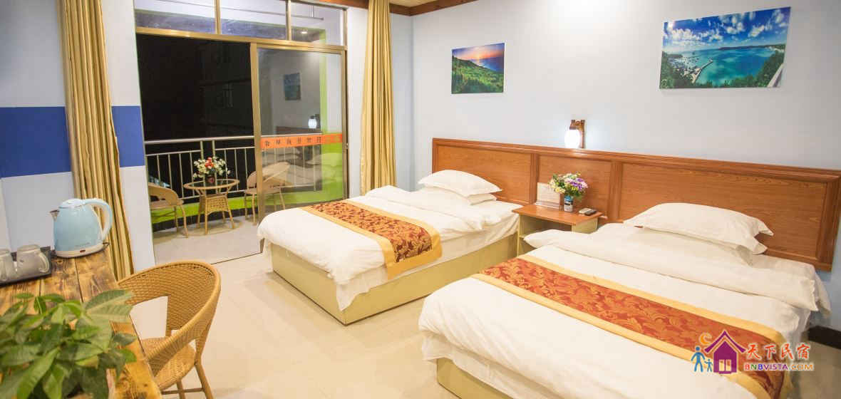 角度海景阳台标间