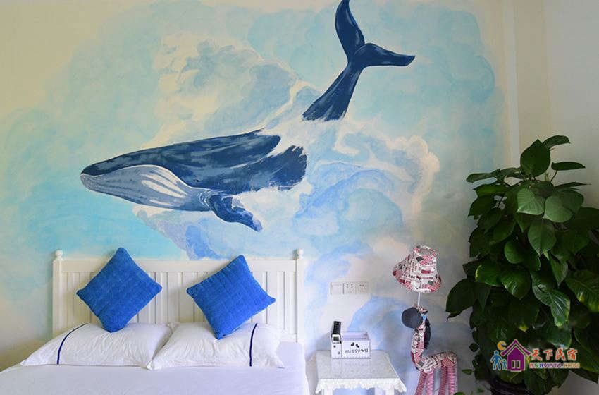 海之蓝主题大床房