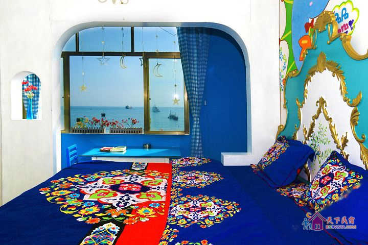 海马泡泡海景情侣大床房