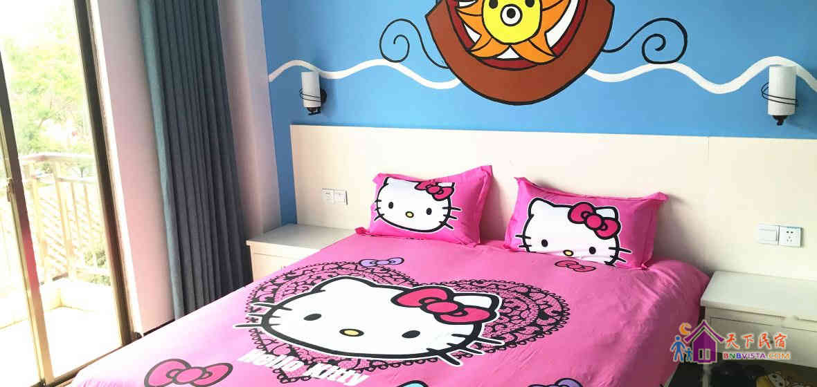 阳台主题大床房