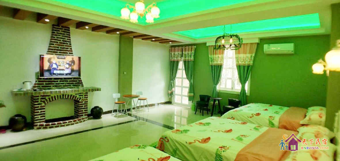 热带雨林豪华海景露台三人间