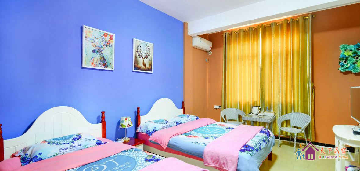 花鸣语岸四人间