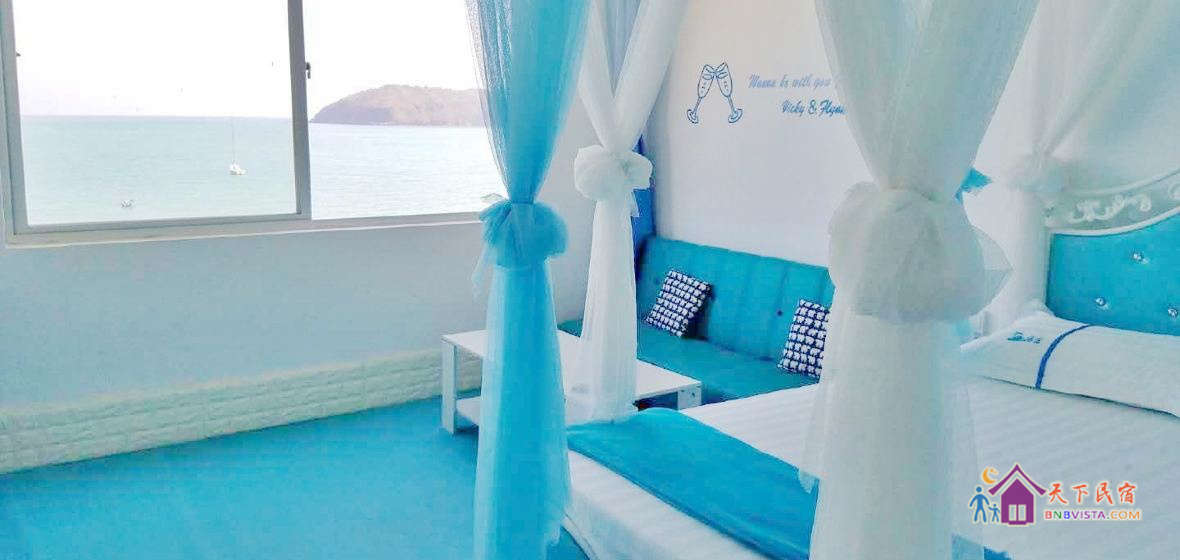 地中海风格欧式蜜月海景大床房