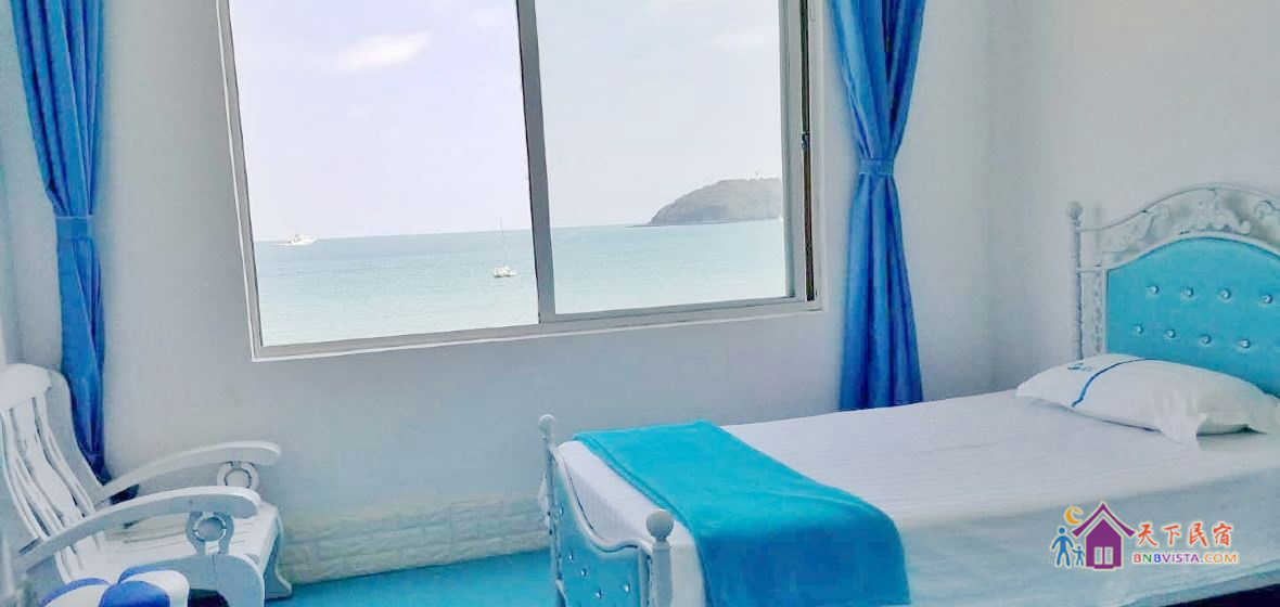 地中海风格欧式双床海景房