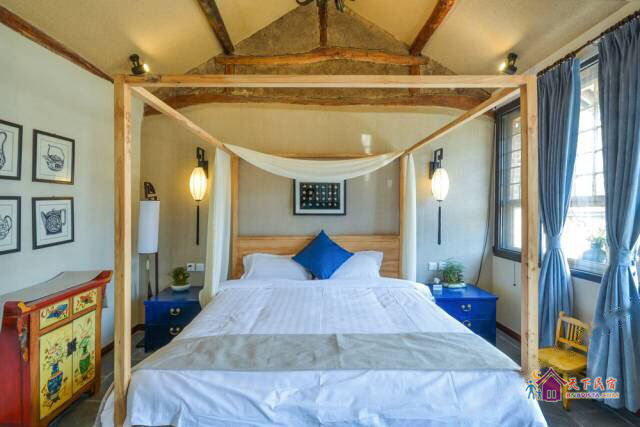 雅趣五卧双庭院