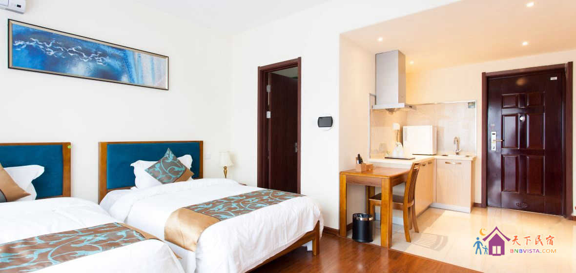 经典阳台双床房