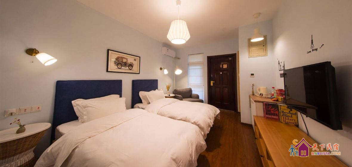 豪华庭院双床房