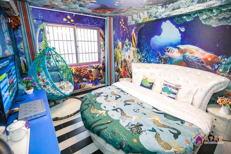 海洋世界主题房