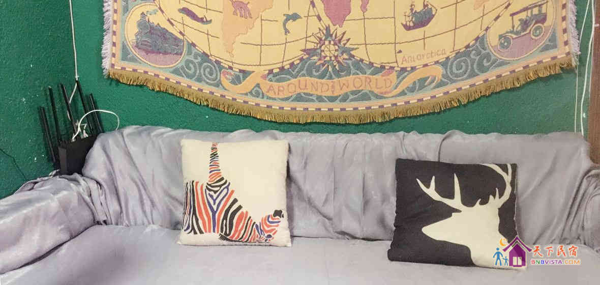 欧式超宽沙发床