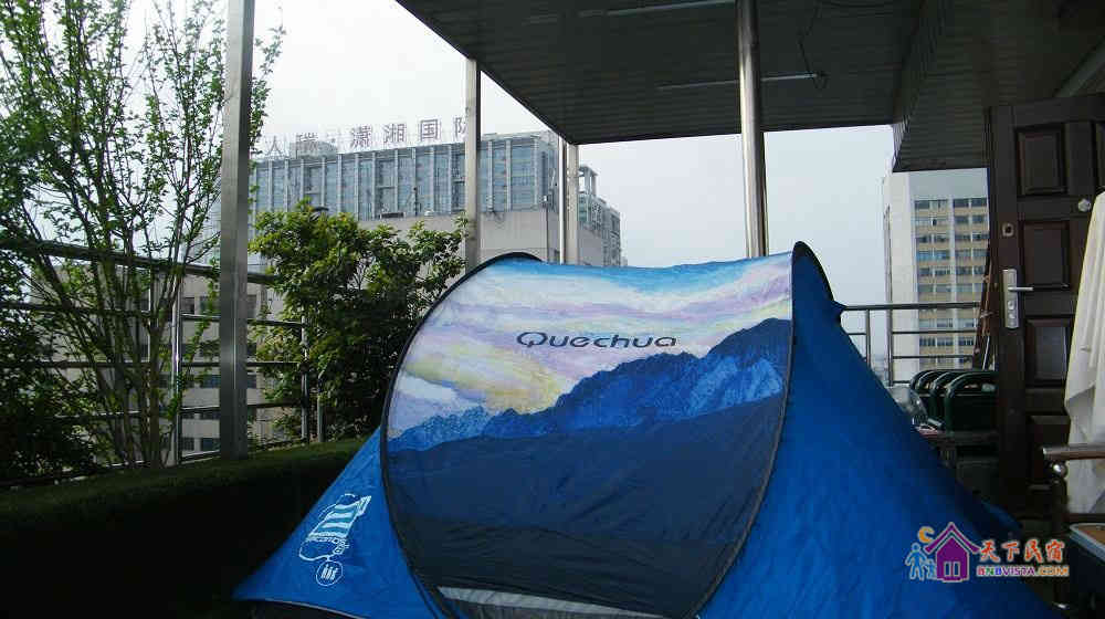 迪卡侬双人帐篷房