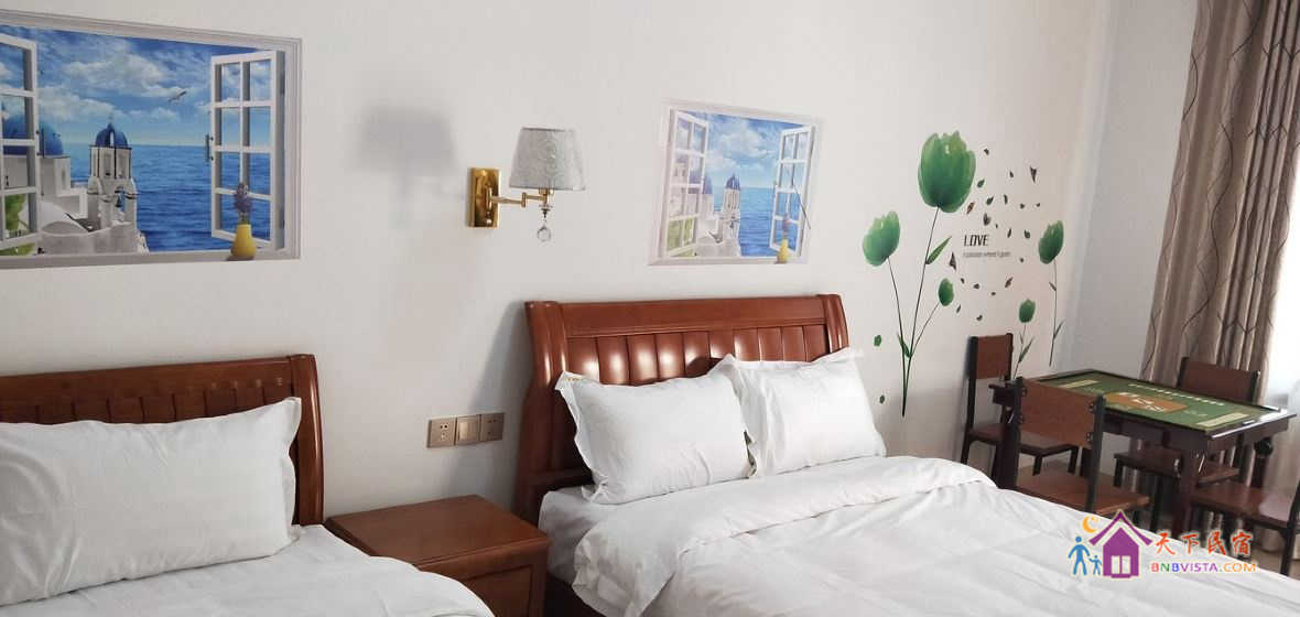 自然一室二床房