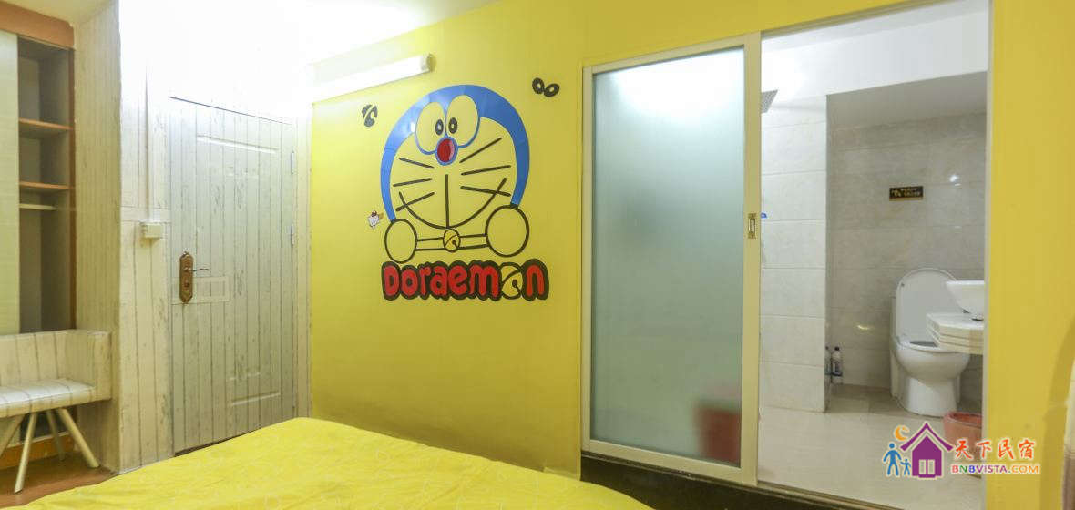 doraemon 四次元超大床房
