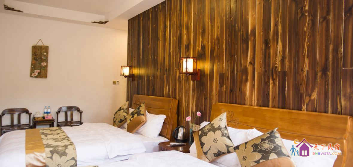 独立阳台双床房