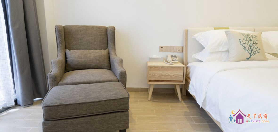 阳光园景大床房