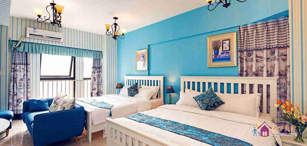 北欧风情三床套房