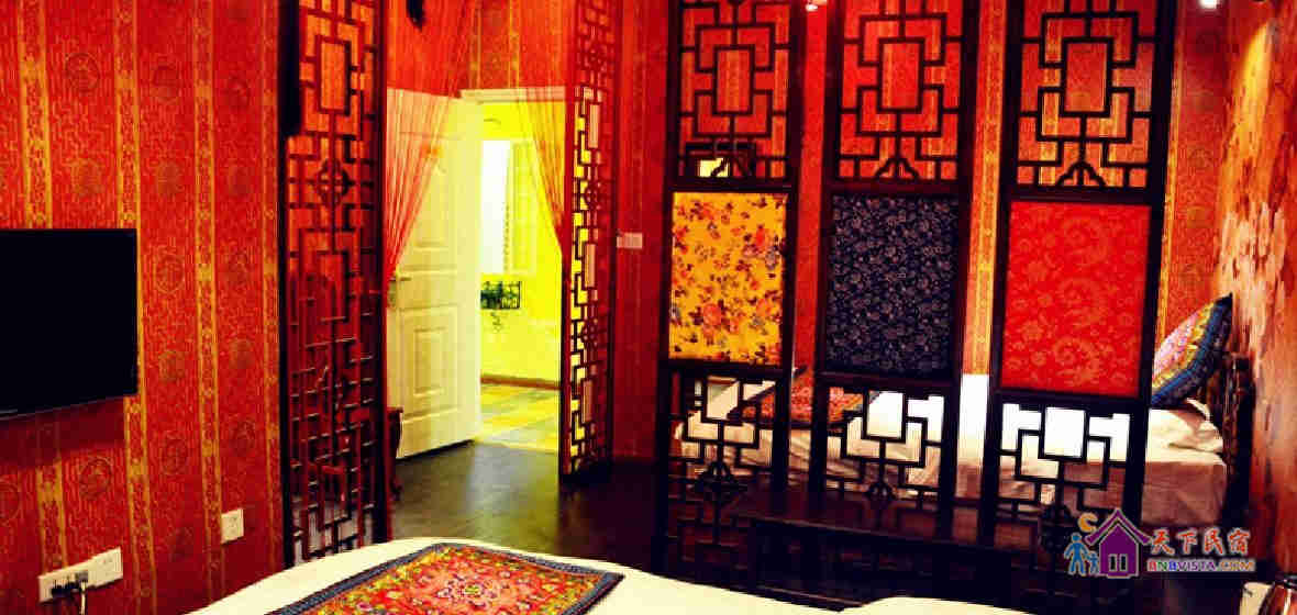 外窗空调中式家庭三人房