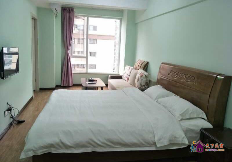 温馨一室二床房(无窗)