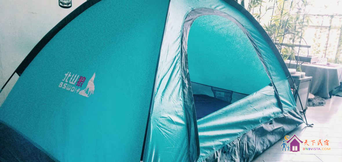 独享夜景帐篷房