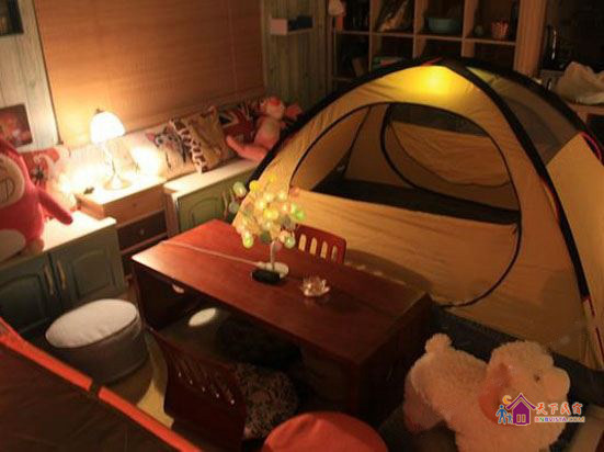 双人帐篷房(公共卫浴)(无窗)