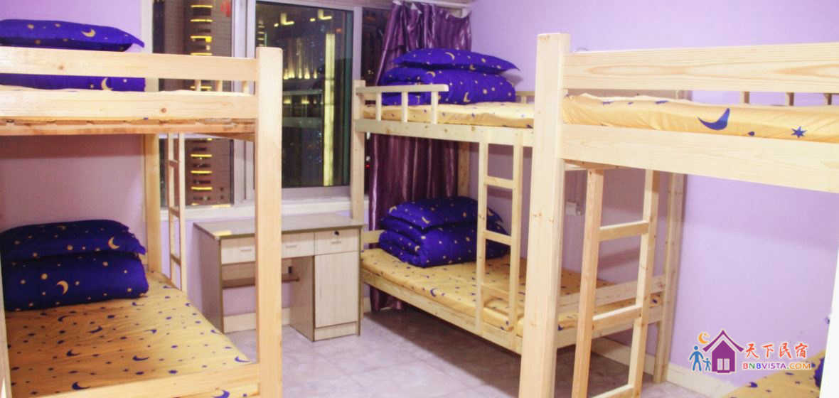 紫色蝶恋观景6人间(公共卫浴)