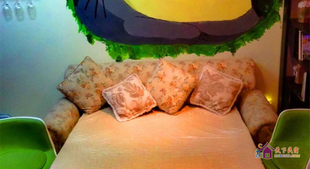 大厅温馨双人沙发床1.7m