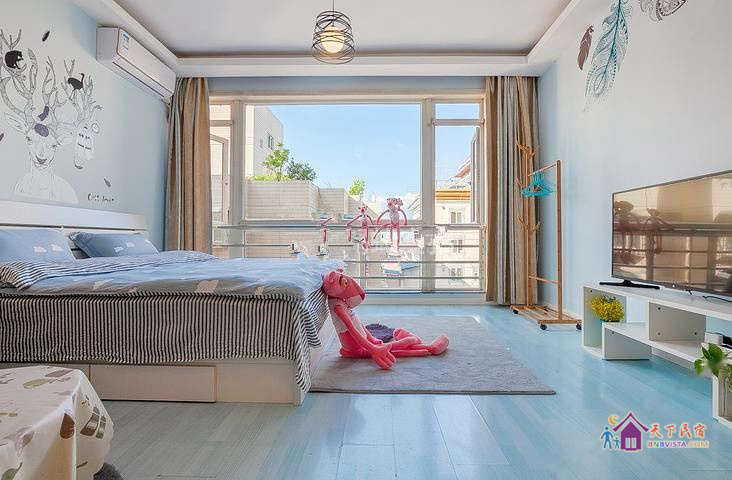 一房一厅落地窗套房