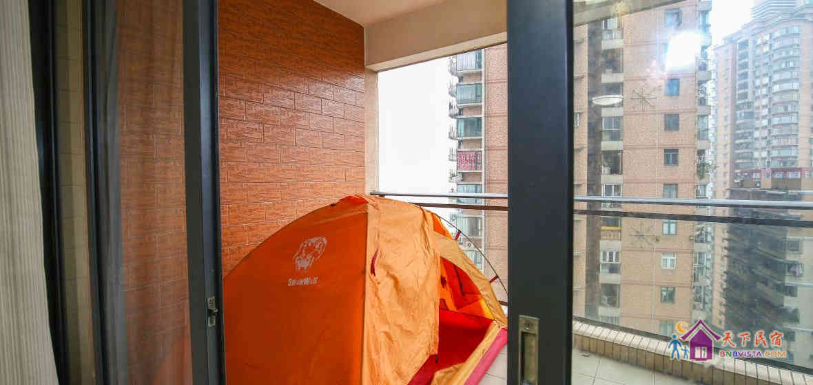 夜景双人帐篷房