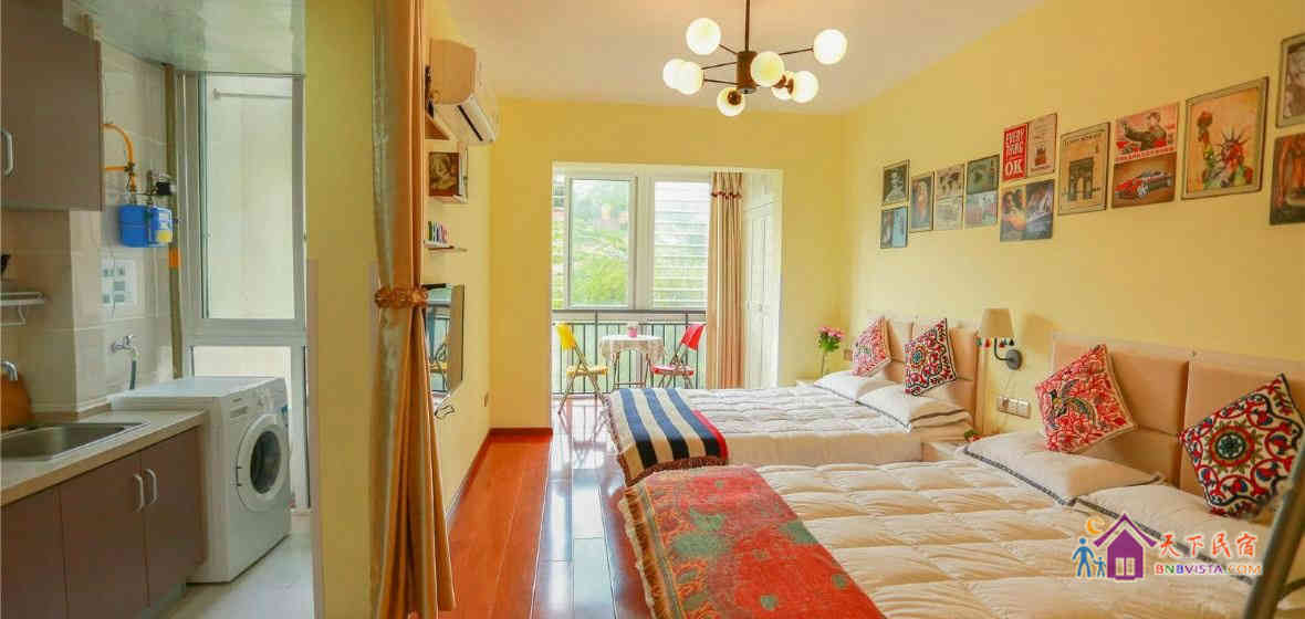 美式大开间四人套房