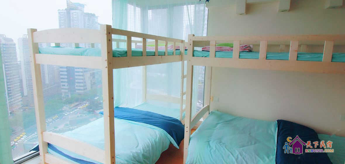 女生清新全景六人间