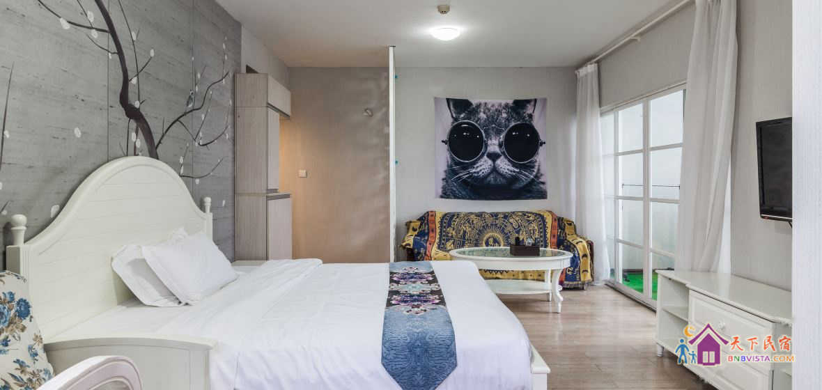 欧式清新田园公寓房