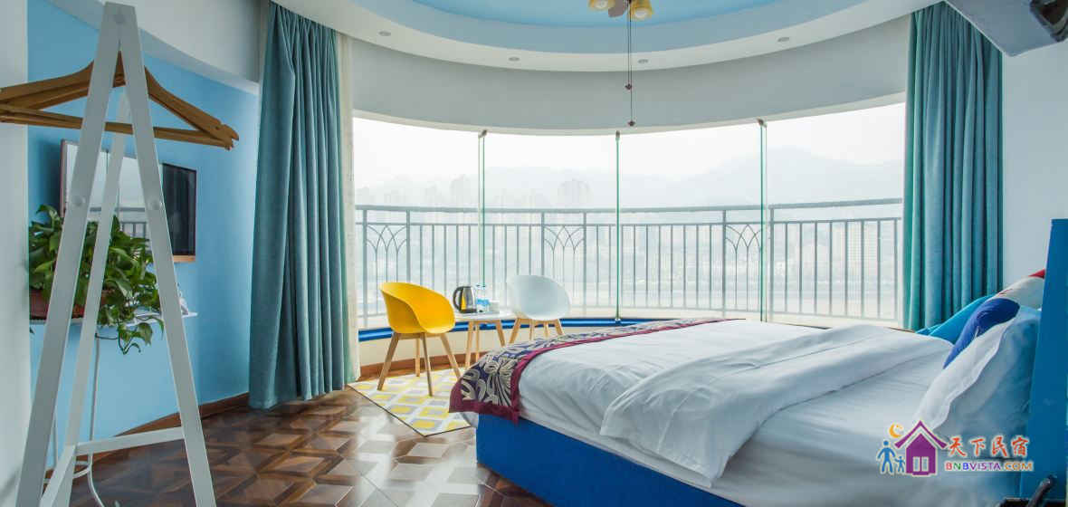 码头圆弧江景大床房