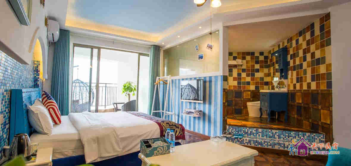 码头露台江景大床房
