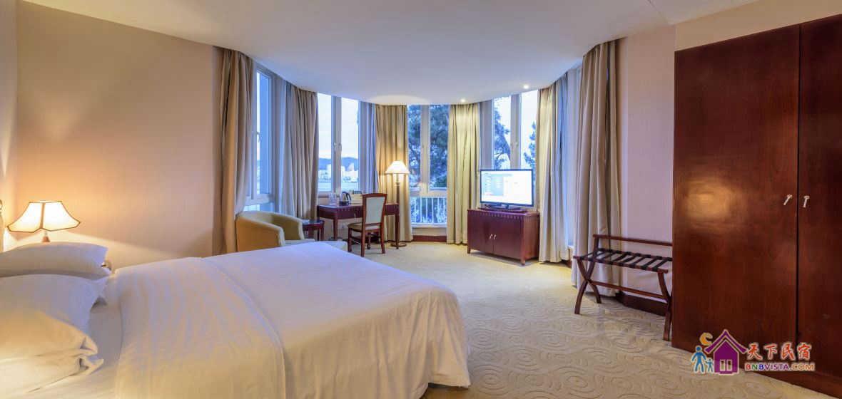 景观湖景别墅大床房