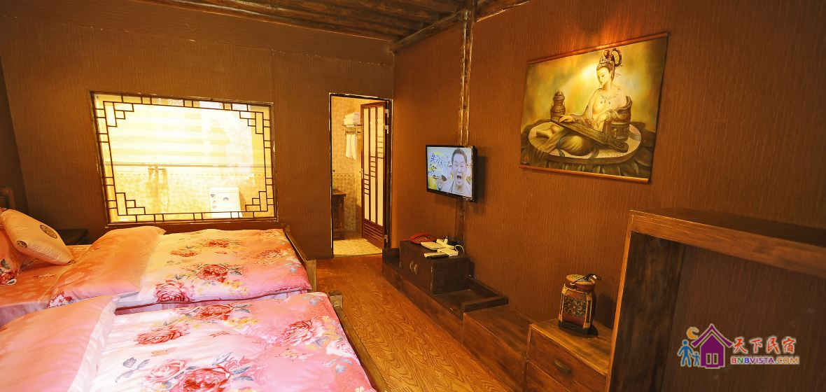 木制特色双床间