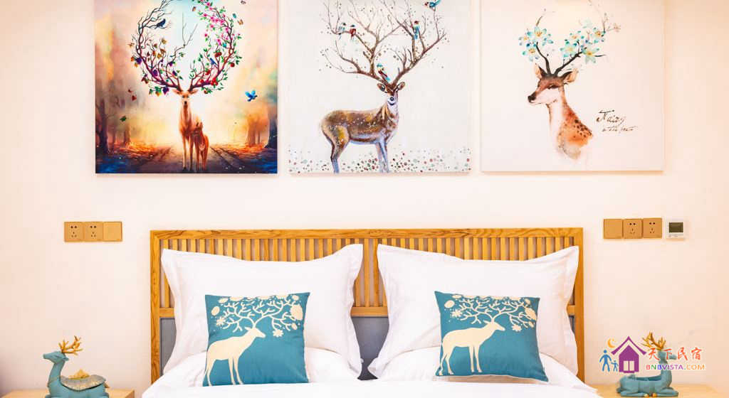 星空院景腾讯文化主题豪华大床房