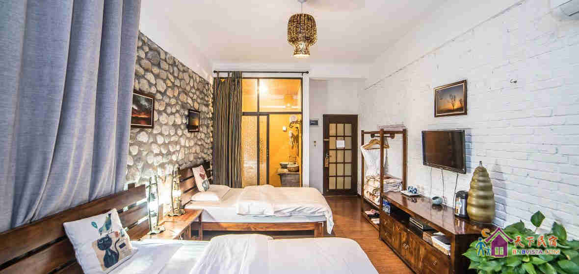 雨滴特色海景双床房