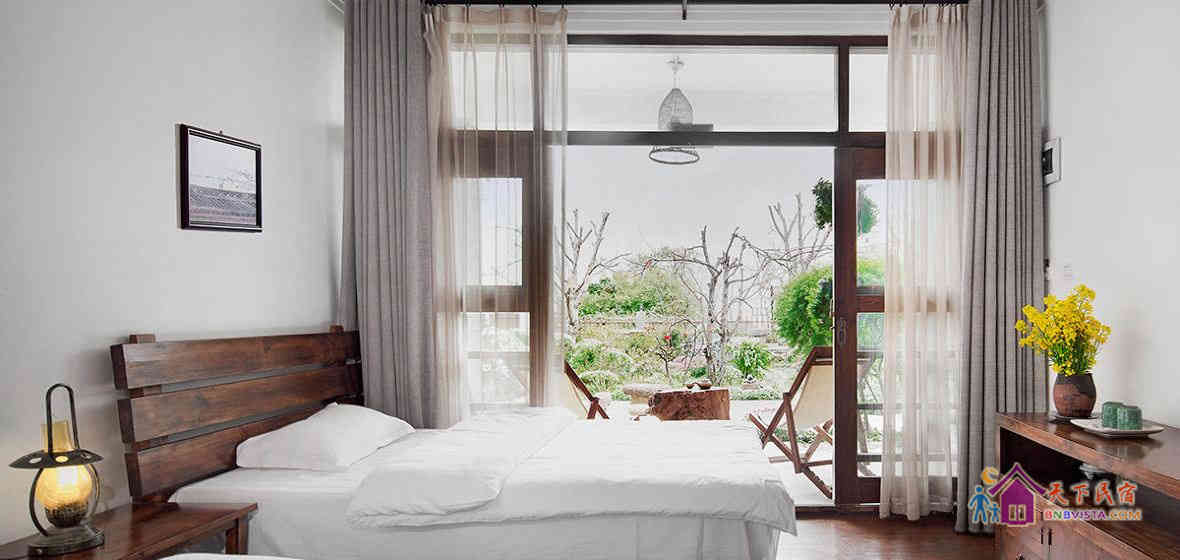 紫藤花园双床房