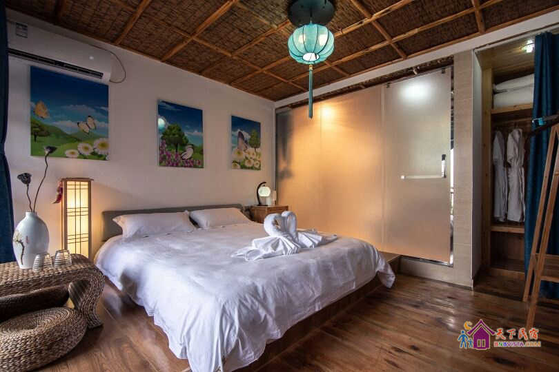 丽景豪华景观榻榻米大床房