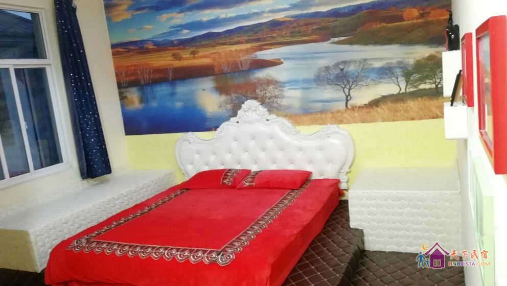 秋天主题超大床房