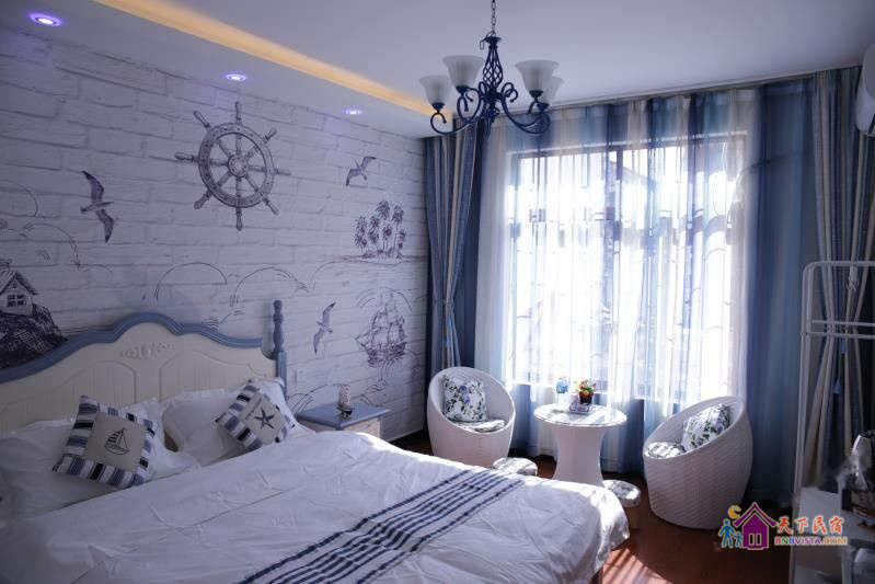 地中海风情大床房