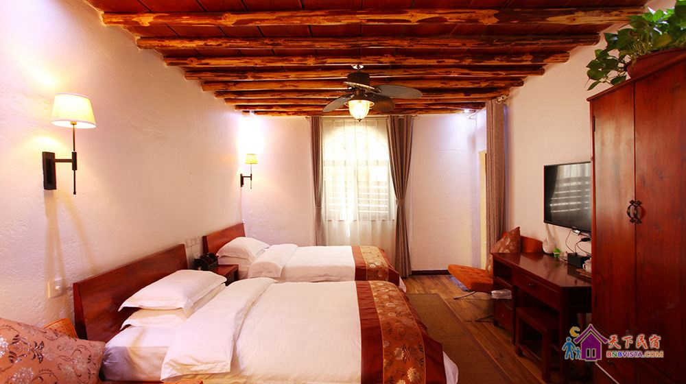 闲庭深院双床房