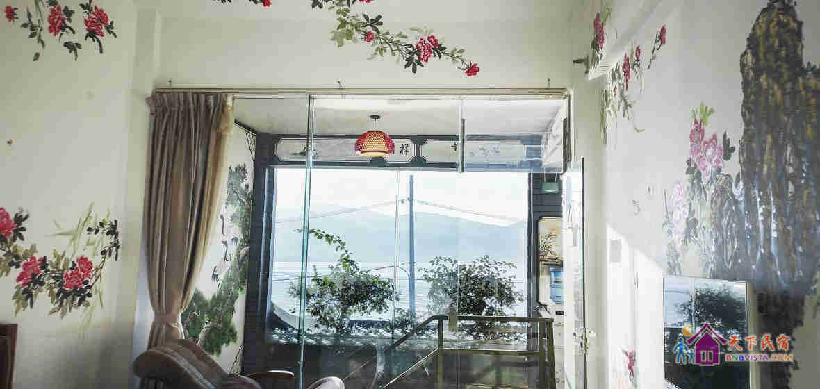 花满人间观海大床房