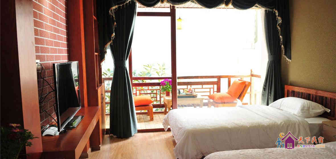 闺蜜侧海景精品双床房