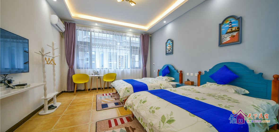 蓝色海岸双床房