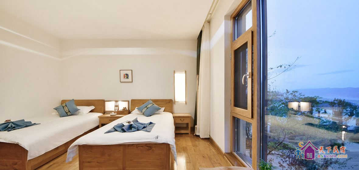 立春观海露台双床房